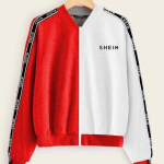 Winter Shein Double coloured Womens bomber jacket